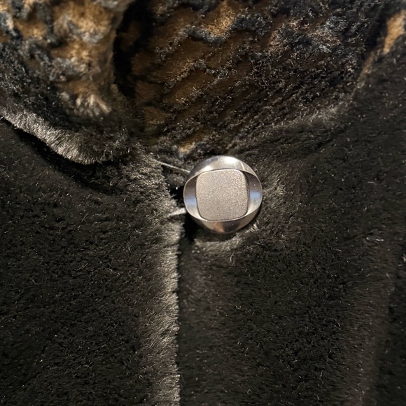 Vintage 70s Furrocious Faux Fur Long Swing Coat - Made in Canada - L/XL - Picture 10 of 14